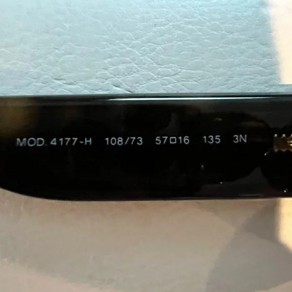 Versace 4177-H Tortoise Brown Square Women Mother of Pearl Sunglasses - Picture 6 of 6